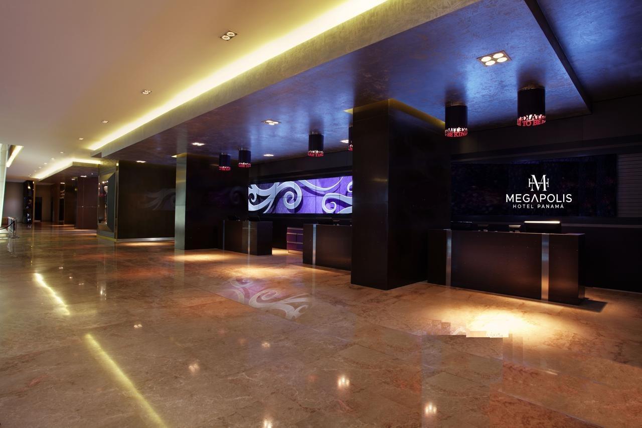 Hard Rock Hotel Panama Megapolis Exteriör bild Megapolis Hotel lobby